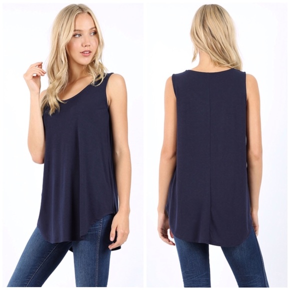 LAST Navy Loose Fit Tank 28003 - Picture 3 of 5